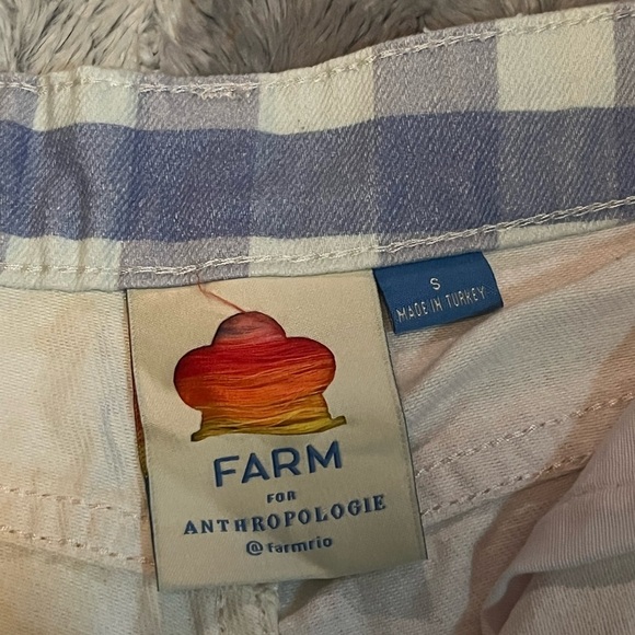 Farm Rio for Anthropologie Gingham Shorts Size Small - Picture 10 of 12